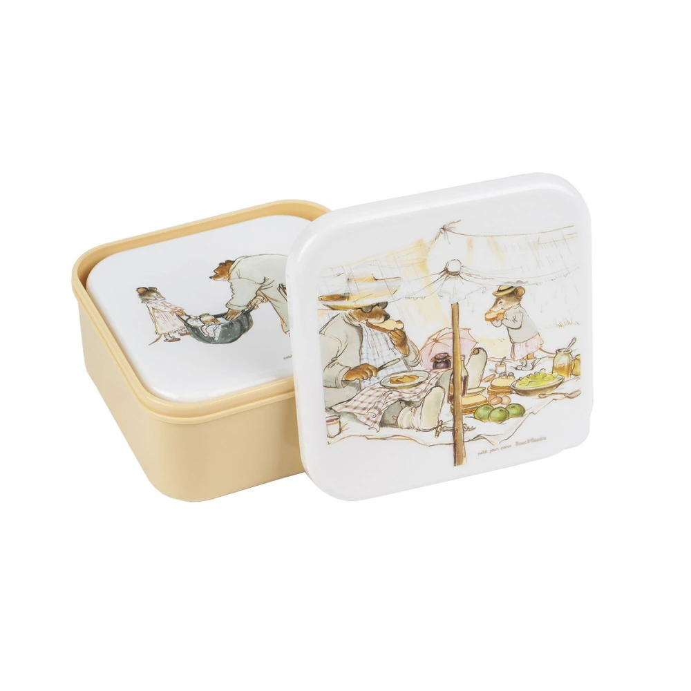 Set De 3 Lunch Box Ernest Et Célestine 2 Set De 3 Lunch Box Ernest Et Célestine – Image 2