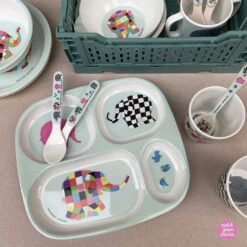 Plateau à 4 Compartiments Elmer 6 Plateau à 4 Compartiments Elmer -Allobébé pj056129352 2