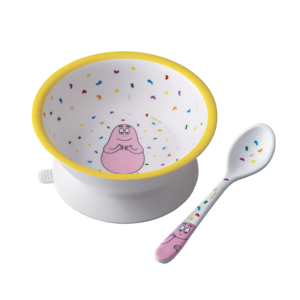 Bol Ventouse Et Cuillère Barbapapa 1 Bol Ventouse Et Cuillère Barbapapa