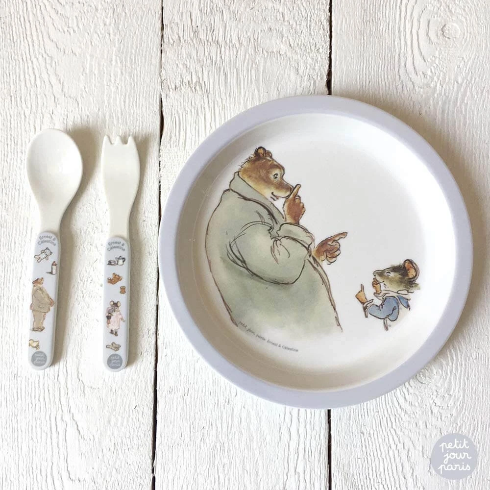 Coffret Repas 5 Pièces Ernest Et Célestine 4 Coffret Repas 5 Pièces Ernest Et Célestine – Image 4