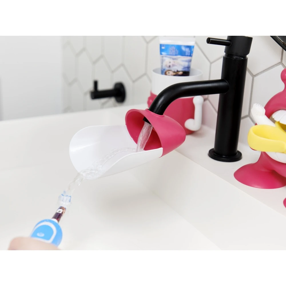 Set De 2 Extensions De Robinet Gris/rose 5 Set De 2 Extensions De Robinet Gris/rose – Image 5