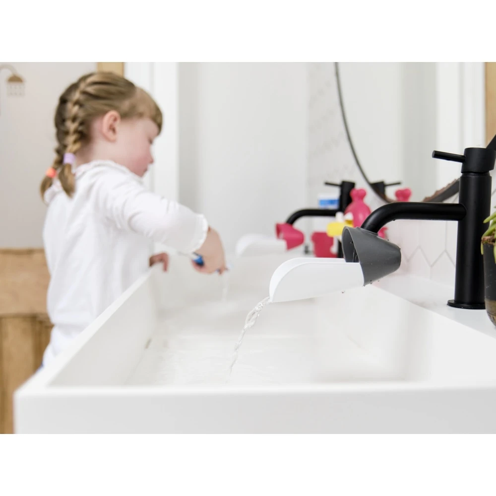 Set De 2 Extensions De Robinet Gris/rose 10 Set De 2 Extensions De Robinet Gris/rose – Image 10