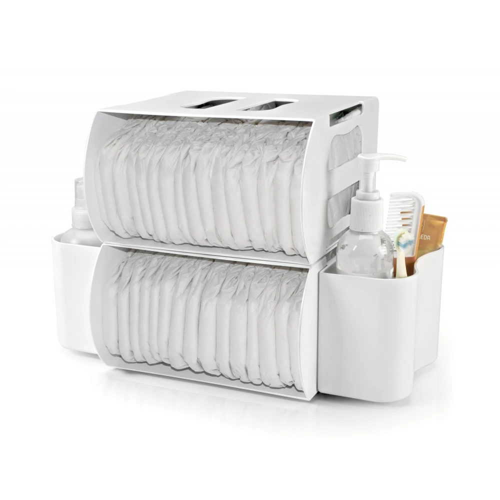 Dispositif Rangement De Couches Modulable Blanc 1 Dispositif Rangement De Couches Modulable Blanc