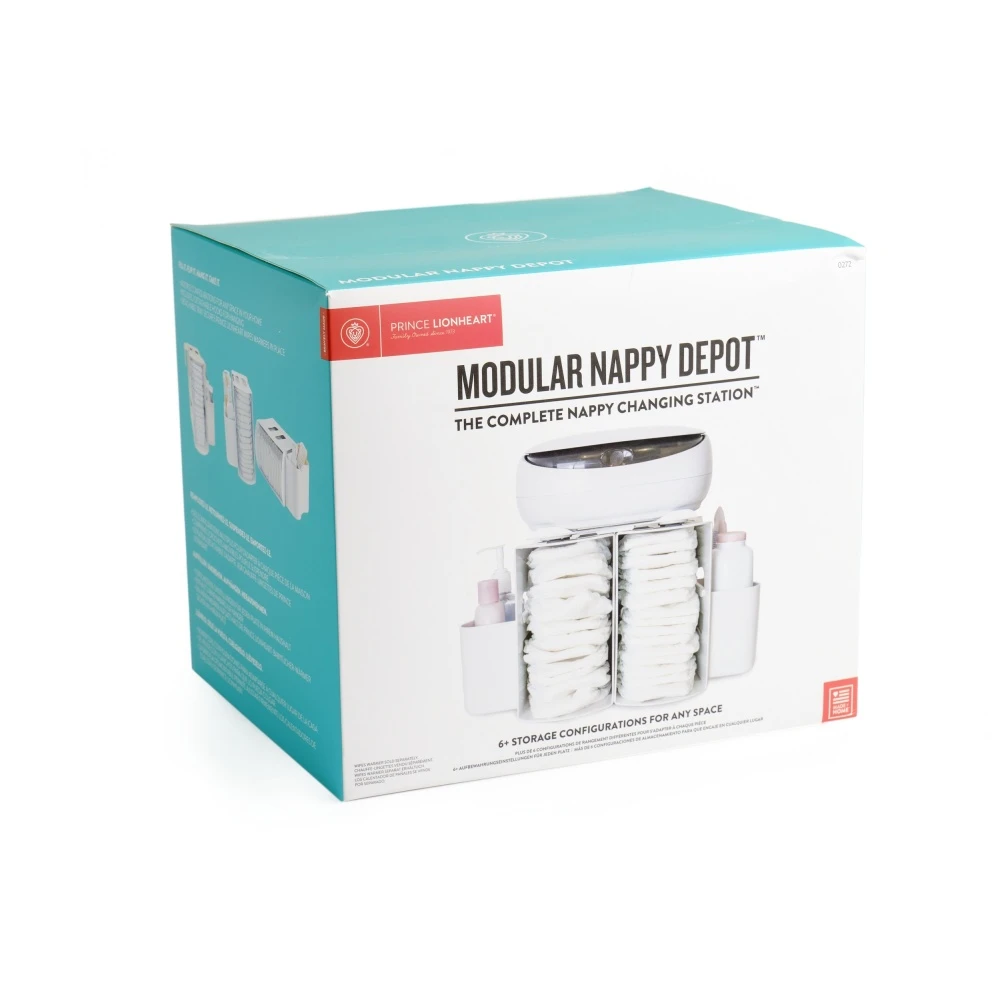 Dispositif Rangement De Couches Modulable Blanc 2 Dispositif Rangement De Couches Modulable Blanc – Image 2