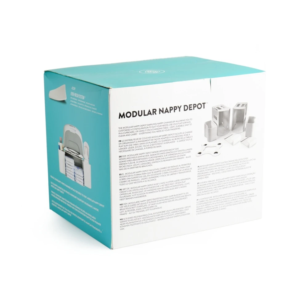 Dispositif Rangement De Couches Modulable Blanc 3 Dispositif Rangement De Couches Modulable Blanc – Image 3