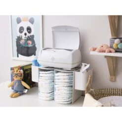 Dispositif Rangement De Couches Modulable Blanc 15 Dispositif Rangement De Couches Modulable Blanc -Allobébé pl091303512 4