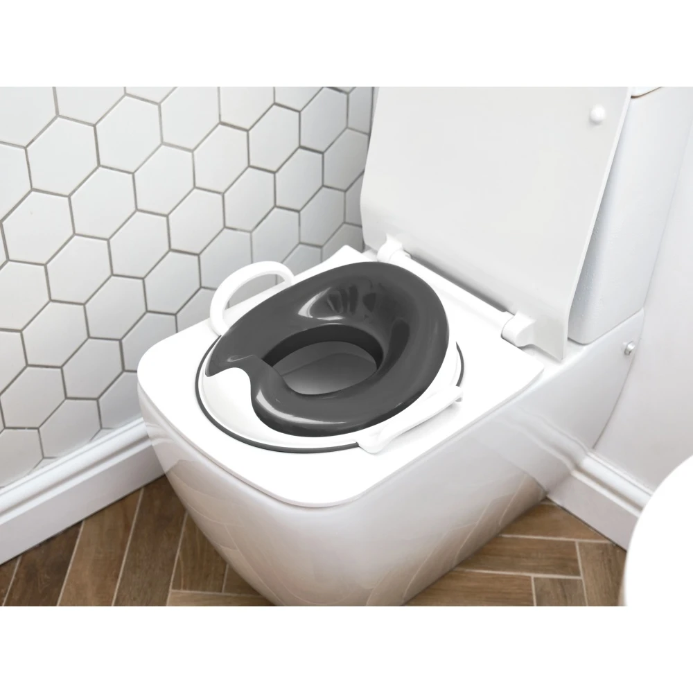 Réducteur Toilette Bébé Weepod Gris Foncé/blanc 3 Réducteur Toilette Bébé Weepod Gris Foncé/blanc – Image 3