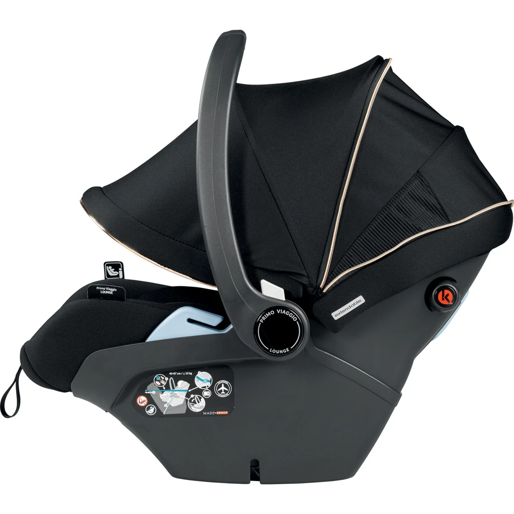 PEG PEREGO Siège Auto Coque Primo Viaggio Lounge Graphic Gold - Groupe 0+ 4 PEG PEREGO Siège Auto Coque Primo Viaggio Lounge Graphic Gold - Groupe 0+ – Image 4