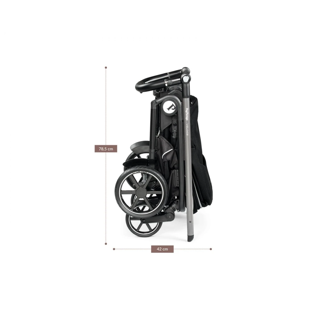 PEG PEREGO Poussette Veloce Licorice 7 PEG PEREGO Poussette Veloce Licorice – Image 7