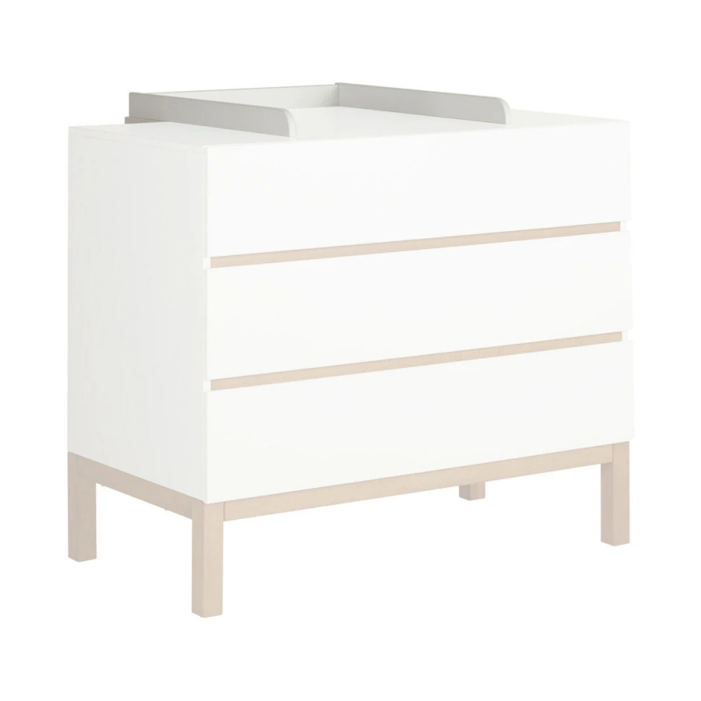 Chambre Trio Lit Bébé 70x140 Cm évolutif En Canapé + Armoire Xl + Commode Avec Plan à Langer Indigo White 3 Chambre Trio Lit Bébé 70x140 Cm évolutif En Canapé + Armoire Xl + Commode Avec Plan à Langer Indigo White – Image 3