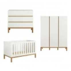 Chambre Trio Lit Bébé 70x140 Cm évolutif En Canapé + Armoire Xl + Commode Avec Plan à Langer Indigo White 10 Chambre Trio Lit Bébé 70x140 Cm évolutif En Canapé + Armoire Xl + Commode Avec Plan à Langer Indigo White -Allobébé qu061605821 4