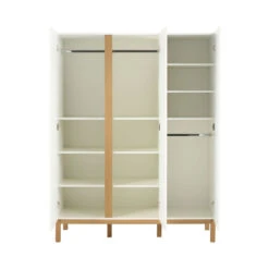 Chambre Trio Lit Bébé 70x140 Cm évolutif En Canapé + Armoire Xl + Commode Avec Plan à Langer Indigo White 11 Chambre Trio Lit Bébé 70x140 Cm évolutif En Canapé + Armoire Xl + Commode Avec Plan à Langer Indigo White -Allobébé qu061605821 5