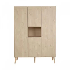 Chambre Trio Lit Bébé 60x120 Cm + Armoire Xl + Commode Avec Plan à Langer Cocoon Natural Oak 9 Chambre Trio Lit Bébé 60x120 Cm + Armoire Xl + Commode Avec Plan à Langer Cocoon Natural Oak -Allobébé qu061652317 2