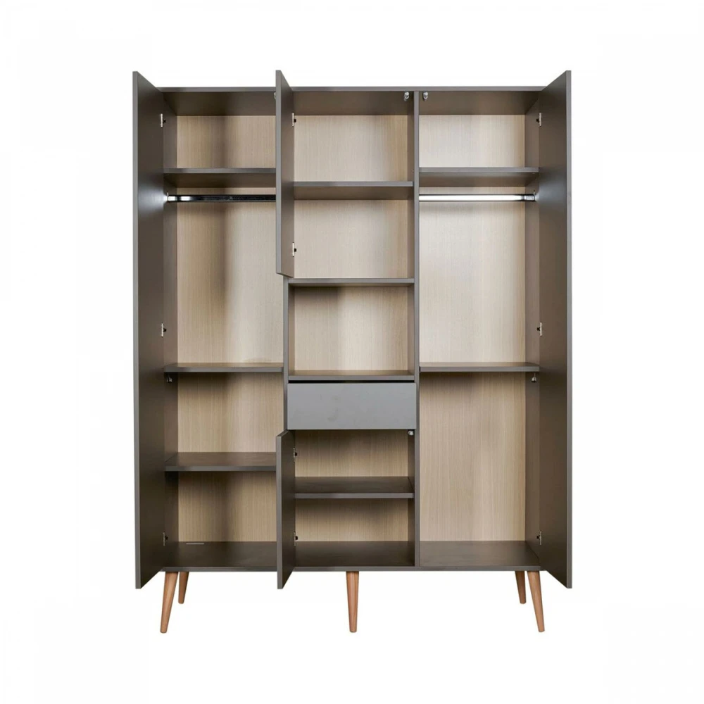 Chambre Trio Lit Bébé 70x140 Cm évolutif En Lit Enfant + Armoire Xl + Commode Avec Plan à Langer Cocoon Moss 2 Chambre Trio Lit Bébé 70x140 Cm évolutif En Lit Enfant + Armoire Xl + Commode Avec Plan à Langer Cocoon Moss – Image 2