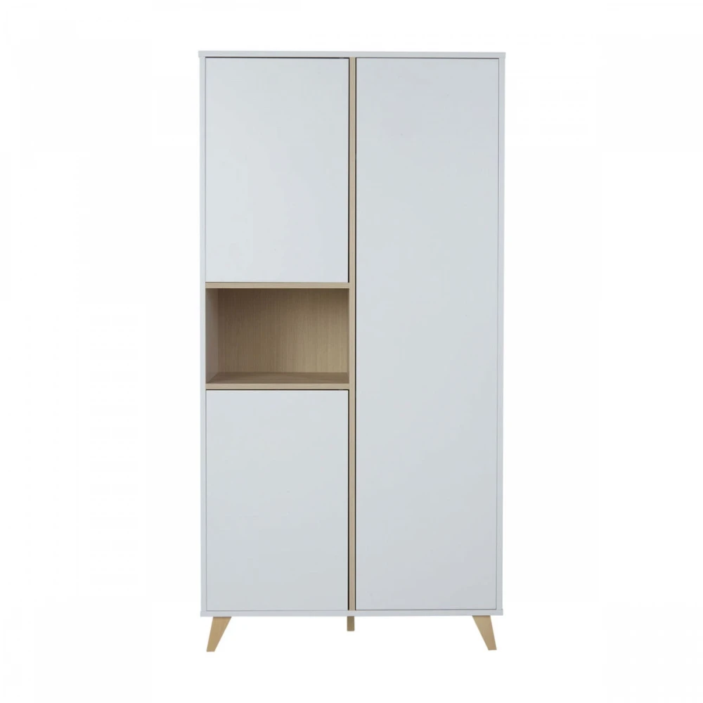 Chambre Trio Lit Bébé 60x120 Cm + Armoire + Commode Avec Plan à Langer Loft White 2 Chambre Trio Lit Bébé 60x120 Cm + Armoire + Commode Avec Plan à Langer Loft White – Image 2