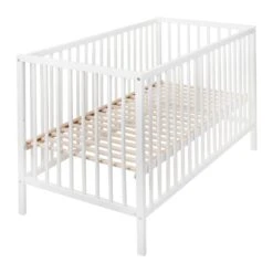 Lit Bébé 60x120 Cm Lina - Blanc