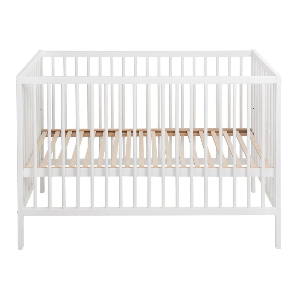 Lit Bébé 60x120 Cm Lina - Blanc 2 Lit Bébé 60x120 Cm Lina - Blanc – Image 2