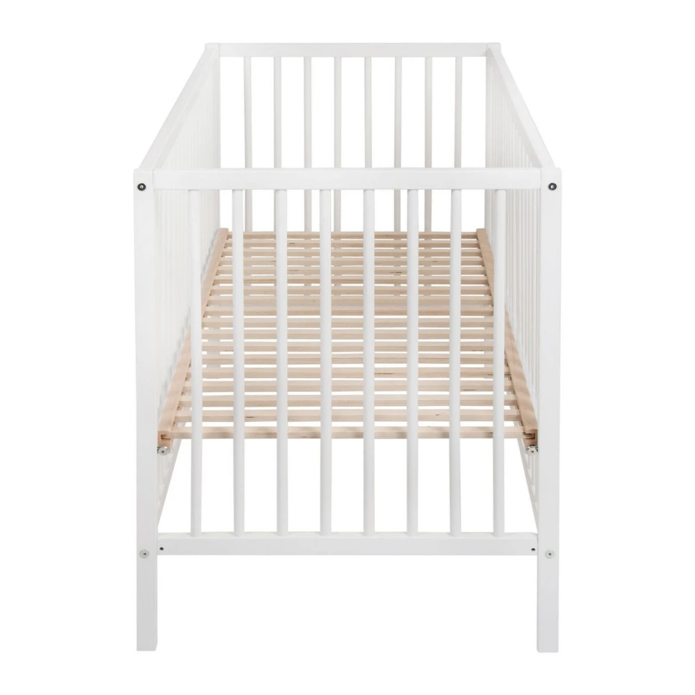 Lit Bébé 60x120 Cm Lina - Blanc 4 Lit Bébé 60x120 Cm Lina - Blanc – Image 4