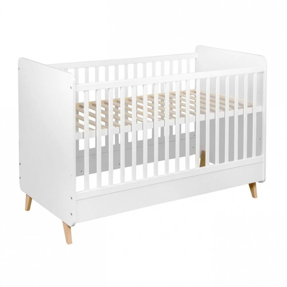 Lit Bébé 70x140 Cm évolutif En Lit Enfant Loft White 6 Lit Bébé 70x140 Cm évolutif En Lit Enfant Loft White – Image 6