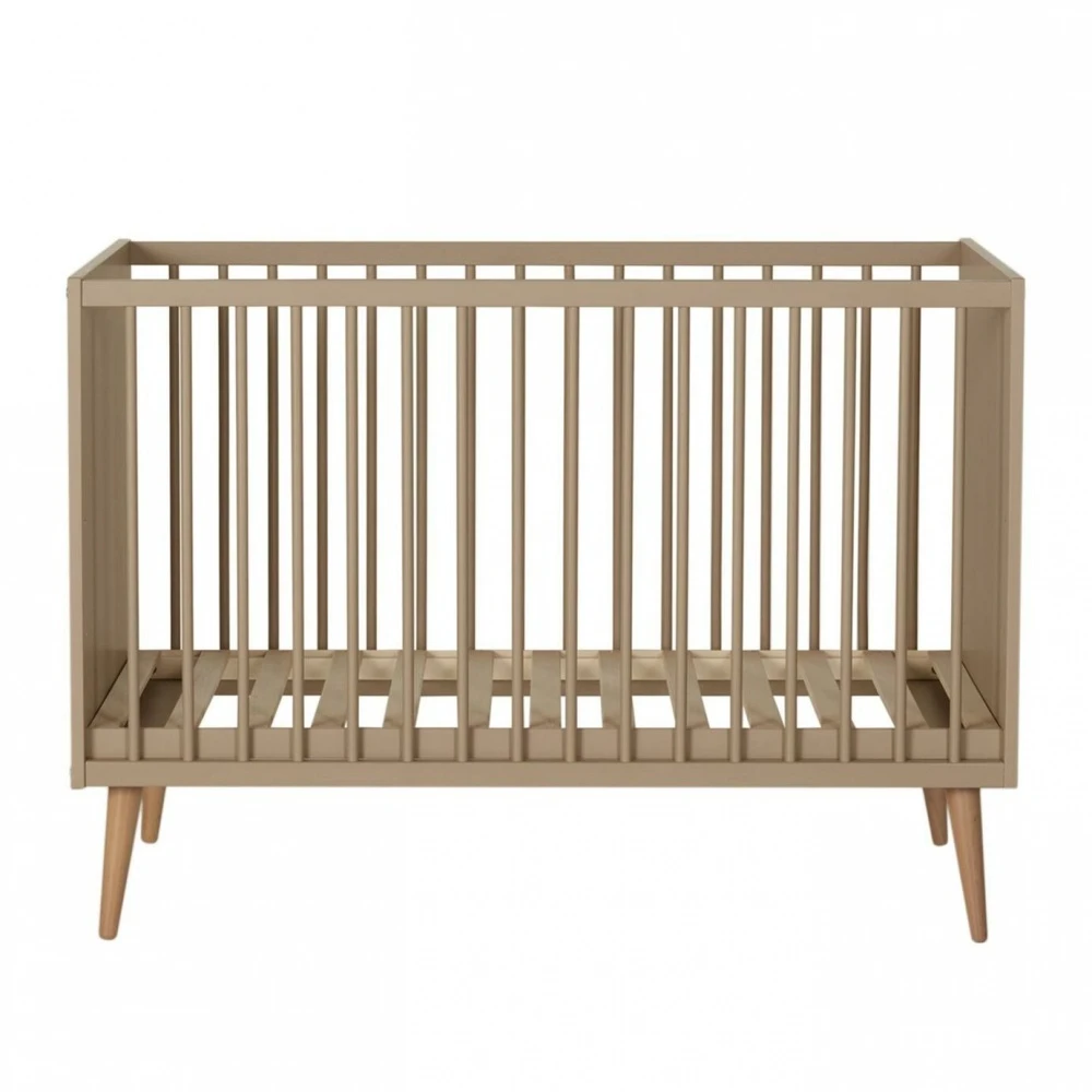 Lit Bébé 60x120 Cm Cocoon Latte 1 Lit Bébé 60x120 Cm Cocoon Latte