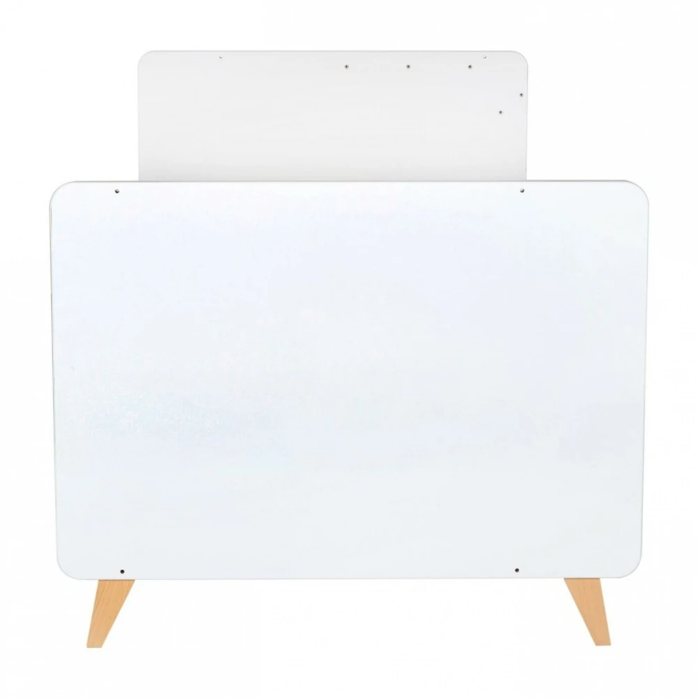 Lit Bébé 60x120 Cm évolutif En Lit Junior Loft White 3 Lit Bébé 60x120 Cm évolutif En Lit Junior Loft White – Image 3