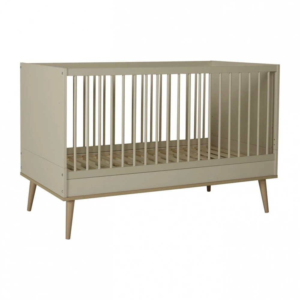 Lit Bébé 70x140 Cm évolutif En Lit Enfant Flow Argile Et Oak 2 Lit Bébé 70x140 Cm évolutif En Lit Enfant Flow Argile Et Oak – Image 2