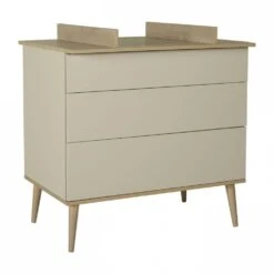 Commode 3 Tiroirs Flow Argile Et Oak -Allobébé qu064185883 9