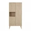 Armoire 3 Portes 1 Niche Cocoon Natural Oak