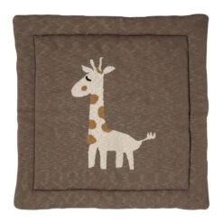 Tapis De Parc Tricot Girafe 73 X 93 Cm