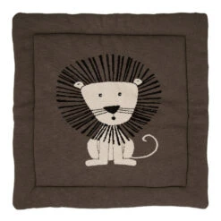 Tapis De Parc Tricot Lion 73 X 93 Cm