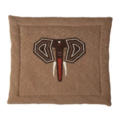 Tapis De Parc Tricot éléphant 100 X 100 Cm