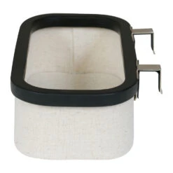 Panier De Rangement à Suspendre En Coton Bambou 22x12x7 Cm