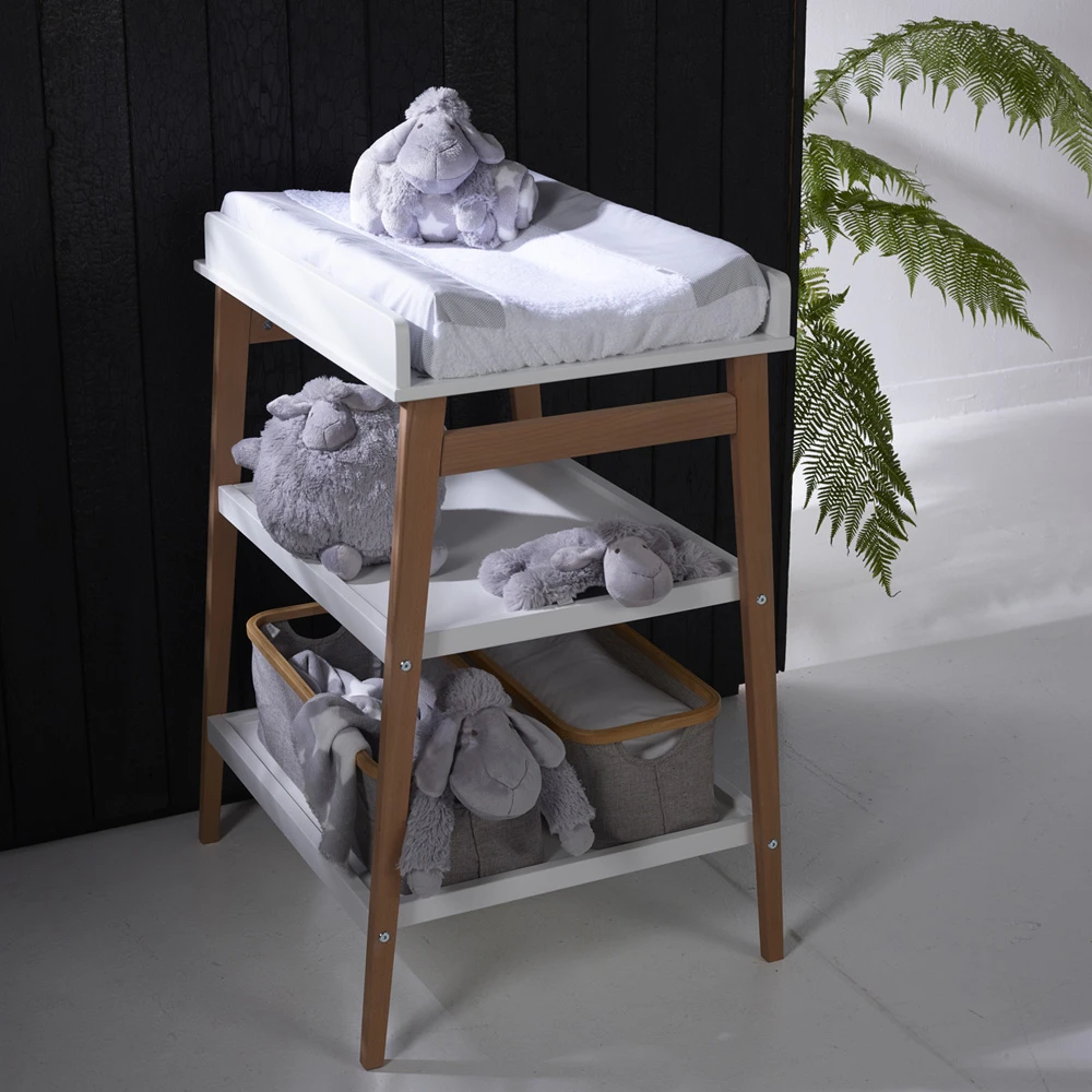 Table à Langer Hip Blanc/naturel 6 Table à Langer Hip Blanc/naturel – Image 6