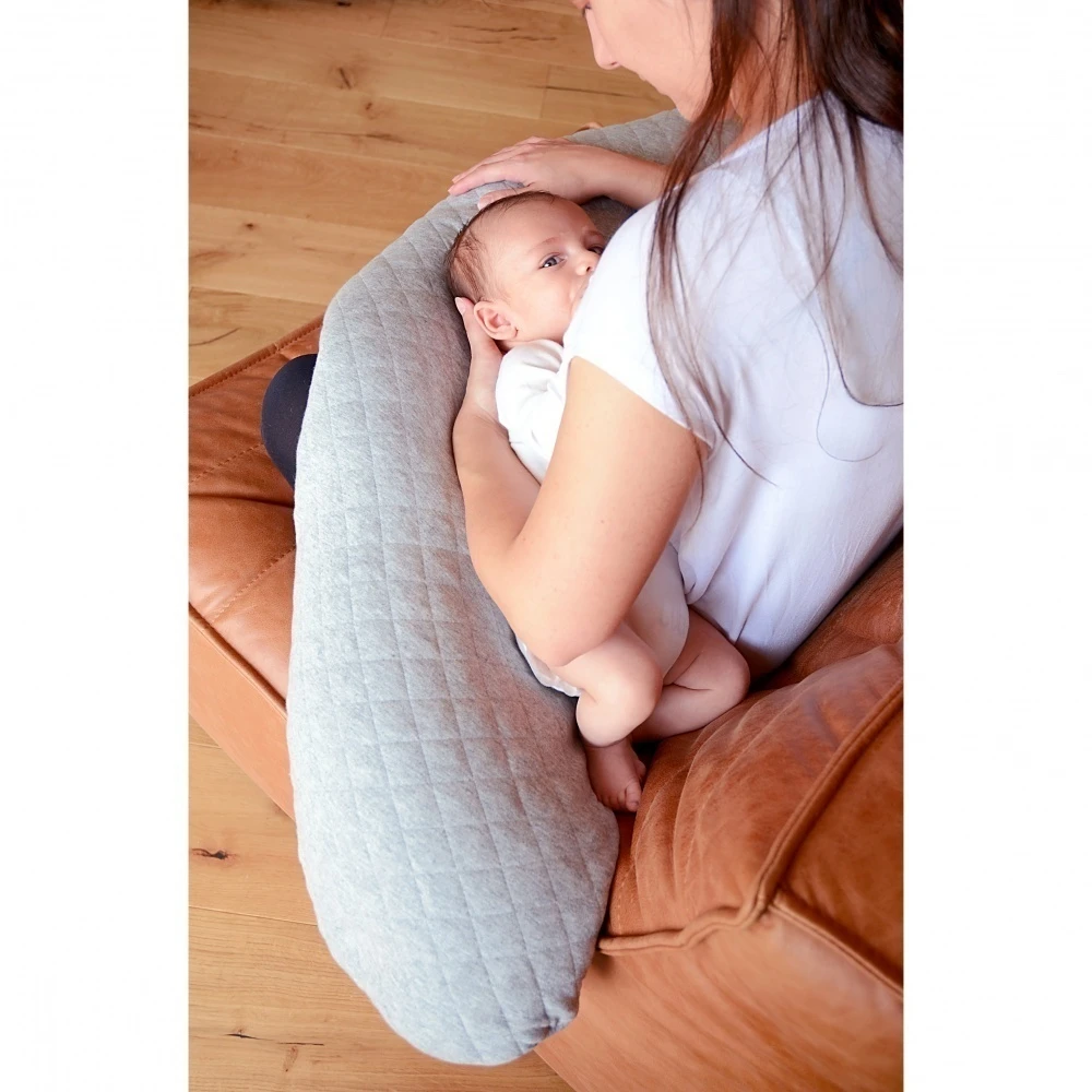Beaba Coussin D'allaitement Big Flopsy Pearl Grey 3 Beaba Coussin D'allaitement Big Flopsy Pearl Grey – Image 3