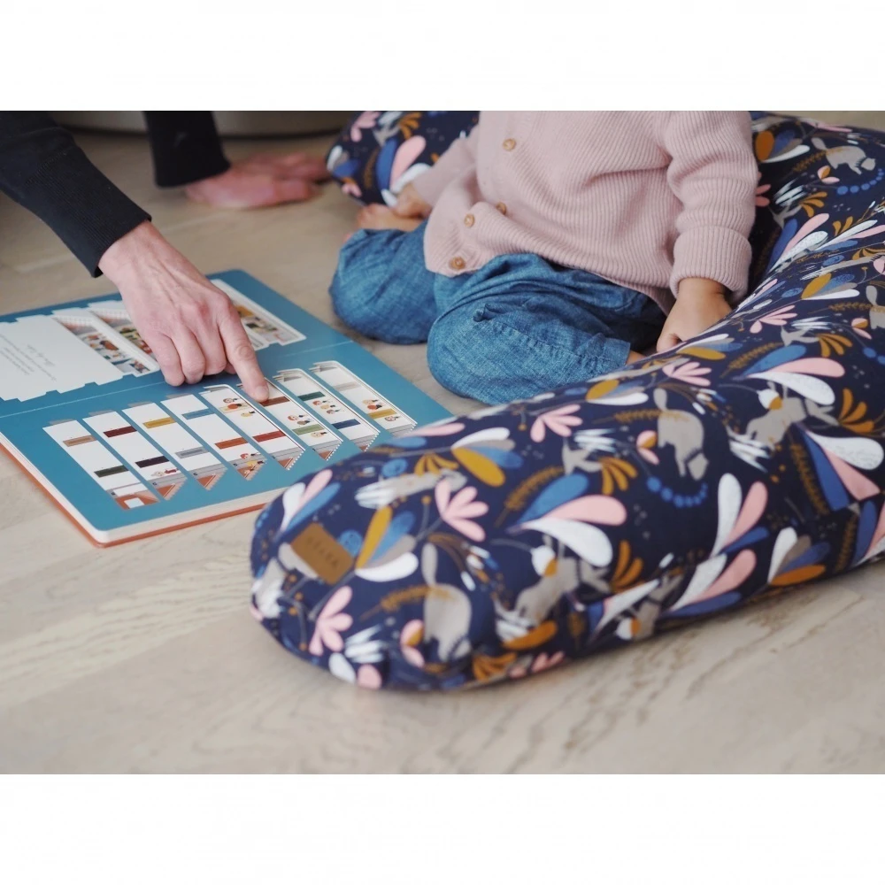 Beaba Coussin D'allaitement Big Flopsy Jersey Imprimé Lorena 6 Beaba Coussin D'allaitement Big Flopsy Jersey Imprimé Lorena – Image 6