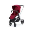 Recaro Poussette 4 Roues Celona Châssis Aluminium Grey Assise Select Garnet Red