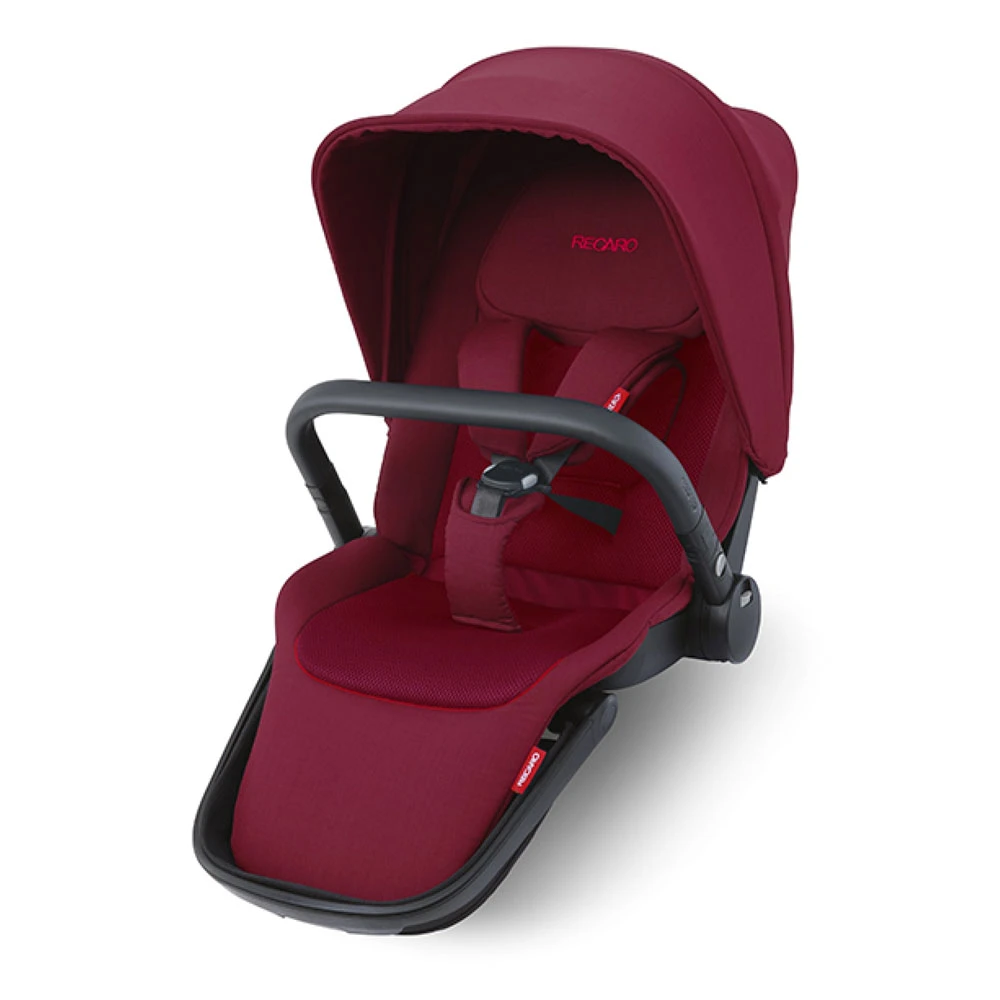 Recaro Poussette 4 Roues Celona Châssis Aluminium Grey Assise Select Garnet Red 2 Recaro Poussette 4 Roues Celona Châssis Aluminium Grey Assise Select Garnet Red – Image 2