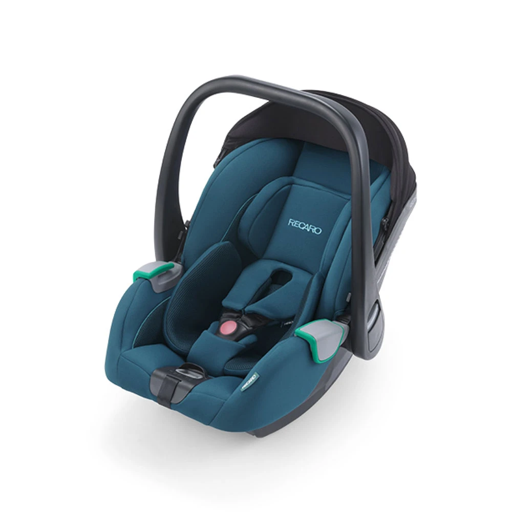 Recaro Pack Poussette Duo Celona Noir Assise Teal Green Avec Siège Auto Avan I-size Teal Green + Base I-size 8 Recaro Pack Poussette Duo Celona Noir Assise Teal Green Avec Siège Auto Avan I-size Teal Green + Base I-size – Image 8