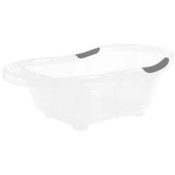 Baignoire Blanche Pailletée Translucide Avec Vidange