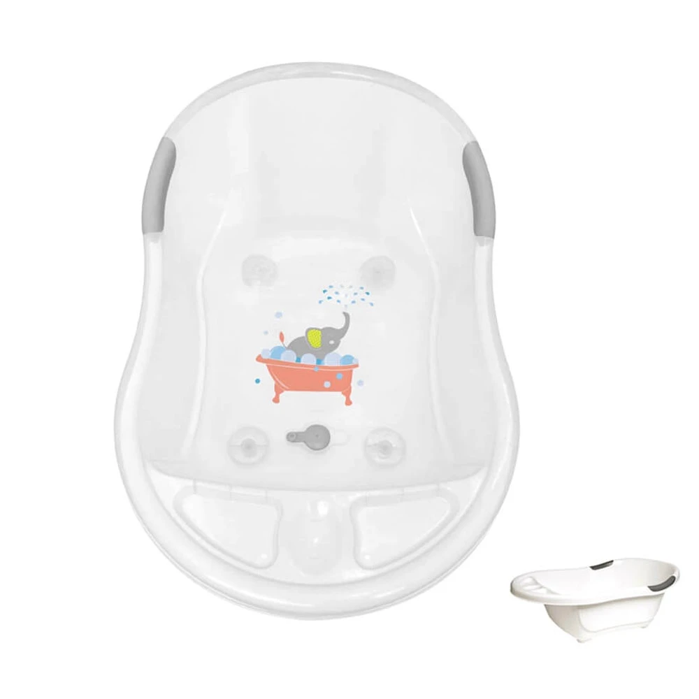 Baignoire Bébé éléphant Blanche Avec Vidange 1 Baignoire Bébé éléphant Blanche Avec Vidange