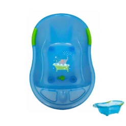 Baignoire Bébé éléphant Bleu Avec Vidange