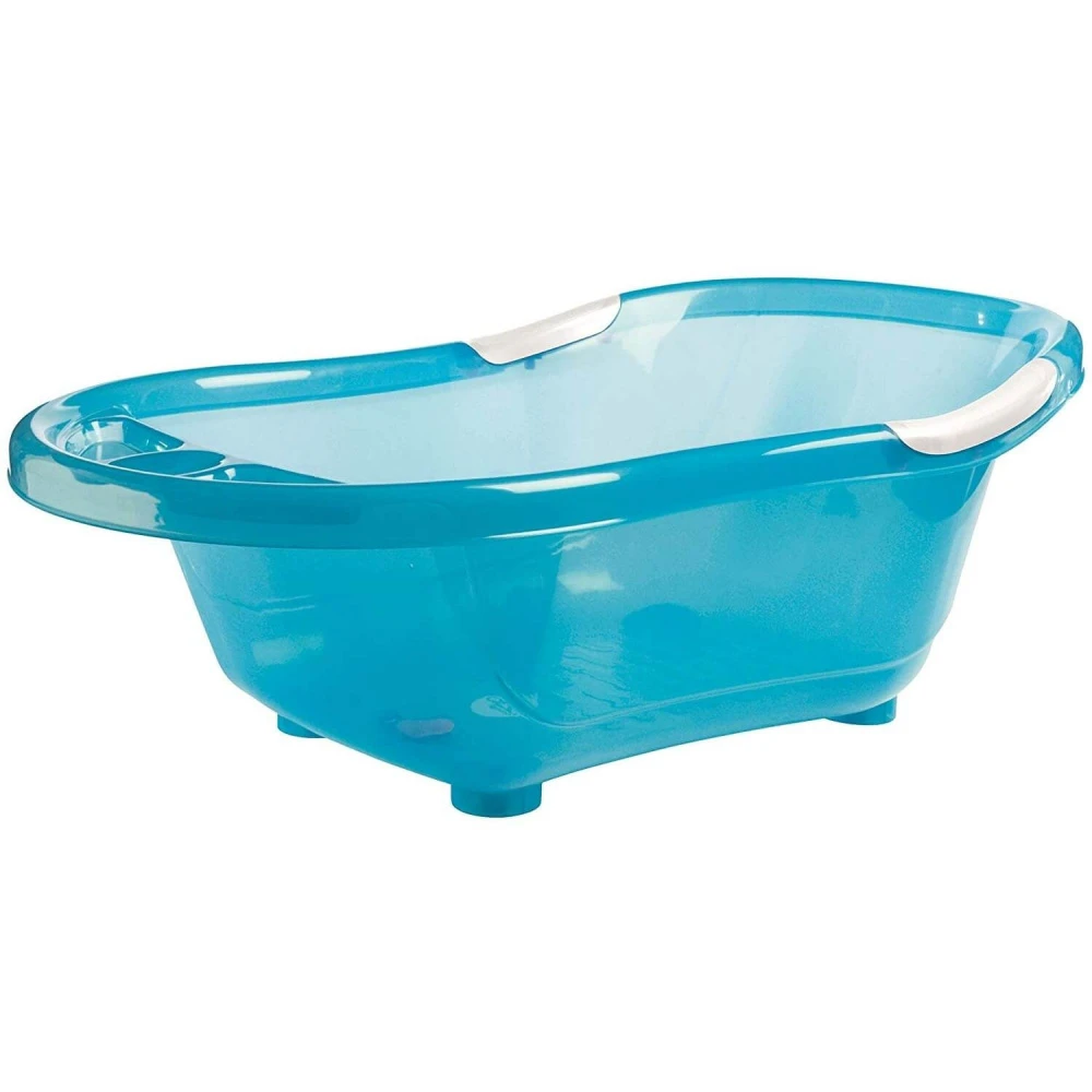Pack Baignoire Bébé Avec Vidange Turquoise + Support De Baignoire Et Tuyau D'évacuation 3 Pack Baignoire Bébé Avec Vidange Turquoise + Support De Baignoire Et Tuyau D'évacuation – Image 3
