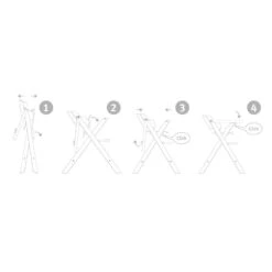 Roba Chaise Haute Pliante Bois Naturel 13 Roba Chaise Haute Pliante Bois Naturel -Allobébé ro051858515 6