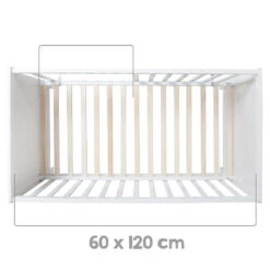 Roba Lit Cododo 60 X 120 Cm Sommier Inclus Blanc -Allobébé ro063218363 4