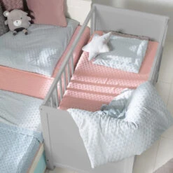 Roba Chambre Bébé Duo 'hamburg' Blanche 2 En 1 Lit Bébé 60x120 + Commode à Langer 2 Tiroirs -Allobébé ro069021516 5