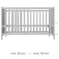 Roba Chambre Bébé Duo 'hamburg' Taupe 2 En 1 Lit Bébé 60x120 + Commode à Langer 2 Tiroirs -Allobébé ro069024456 4