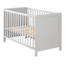 Roba Chambre Bébé Duo 'hamburg' Taupe 2 En 1 Lit Bébé 60x120 + Commode à Langer 2 Tiroirs -Allobébé ro069024456 5