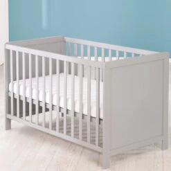 Roba Chambre Bébé Duo 'hamburg' Taupe 2 En 1 Lit Bébé 60x120 + Commode à Langer 2 Tiroirs -Allobébé ro069024456 7