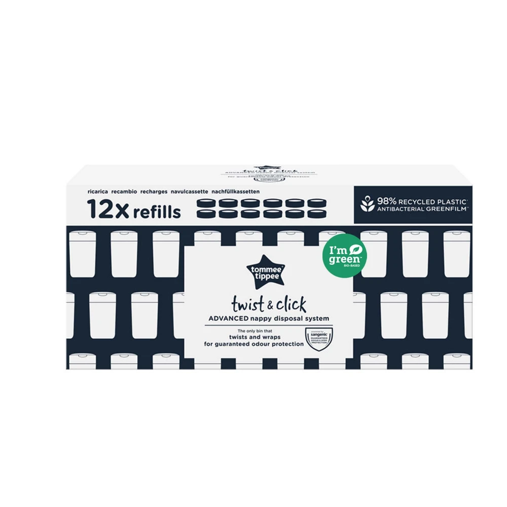 Tommee Tippee Multipack Recharges Twist & Click X12 7 Tommee Tippee Multipack Recharges Twist & Click X12 – Image 7