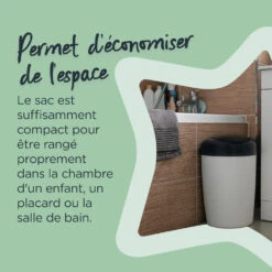 Tommee Tippee Poubelle à Couches Simplee Gris 14 Tommee Tippee Poubelle à Couches Simplee Gris -Allobébé sg095100315 5